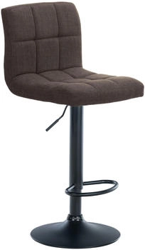 CLP Barhocker Calma Stoff schwarz braun (322476)