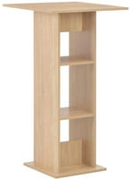 vidaXL Bartisch Eichenbraun 60x60x110 cm