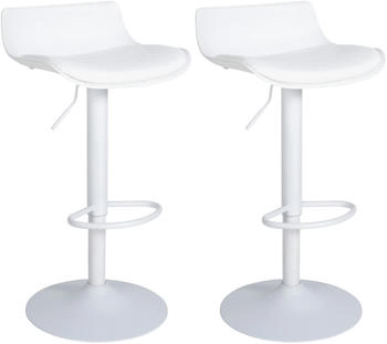 CLP 2er Set Barhocker Aveiro wei&szlig; (323025)