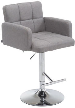 CLP Barhocker Los Angeles Stoff grau (1038808)