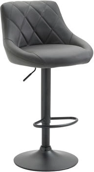 CLP Barhocker Lazio schwarz grau (321755)