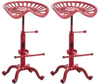 2er Set Barhocker Butch Rot
