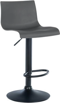 CLP Barhocker Branford Kunststoff grau (322223)