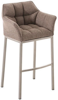 CLP Barhocker Damaso E Stoff mit 4-Fu&szlig; terrabraun (101680399)