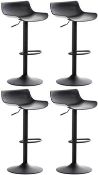 CLP 4er Set Barhocker Aveiro schwarz (322755)