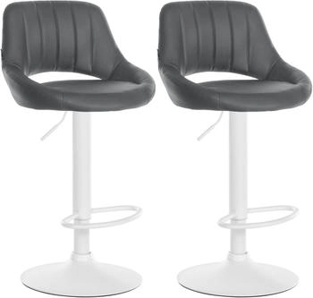 CLP 2er Set Barhocker Milet W grau (324569)