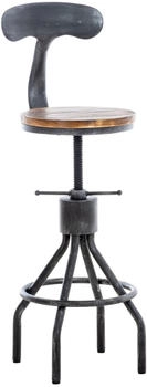 CLP Barhocker Hanam antik silber (316503)