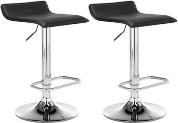 CLP 2er Set Barhocker Dyn schwarz (304959)
