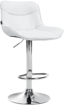 CLP Barhocker Vonore chrom wei&szlig; (323571)
