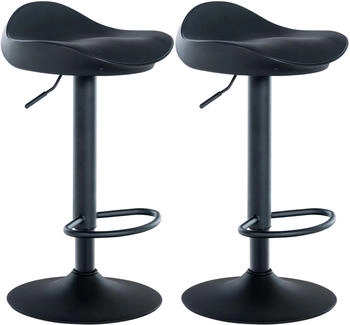 CLP 2er Set Barhocker Alisson schwarz (322255)