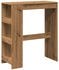 vidaXL Bartisch mit Regal Artisan-Eiche 90x40x103,5 cm (854381)