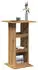 vidaXL Bartisch mit Ablagen Artisan-Eiche 60x60x102cm Holzwerkstoff (854336)