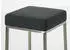 CLP 2er Set Barhocker Montreal 85 Stoff edelstahl dunkelgrau (314511)