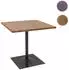 MCW MCW-H10 Bistrotisch Industrial Ulme Holz 75x80x80cm, hellbraun (99296)