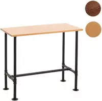 Mendler Bartisch HWC-N21, Thekentisch Bistrotisch, Fu&szlig;ablage Industrial Metall