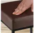 CLP Montreal Barhocker Kunstleder braun, Metallgestell schwarz (314566)