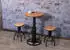 MCW Barhocker N17 höhenverstellbar drehbar Metall Massivholz natur (MCW-N17)