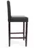 MCW Barhocker Cesena-2B 2er-Set Kunstleder schwarz, dunkle Füße (Cesena-2B)
