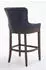 CLP Lakewood Barhocker Echtleder, Antik-Dunkel, Schwarz