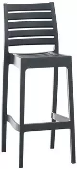 CLP Ares Barhocker Polypropylen stapelbar dunkelgrau (101978456)