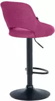 Barhocker Milet Stoff Lila Schwarz