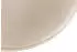CLP Ponte Barhocker Drehbar, Rund & Gepolstert, Kunstleder, Creme, Chromgestell (322053)