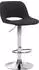 CLP Barhocker Camden Stoff schwarz creme (324149)