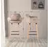 CLP Grant Barhocker 2er Set Samtbezug mit Lehne, Holzgestell (325730)