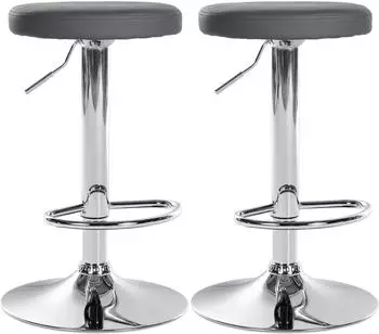 CLP Ponte Barhocker Kunstleder, h&ouml;henverstellbar, drehbar, 2er Set (Ponte)
