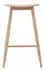 ebuy24 Orust Barhocker Kautschukholz, 76cm (Orust)