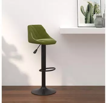 vidaXL Barhocker Samt Hellgr&uuml;n (335340)