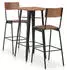 vidaXL 3-teiliges Bar-Set Stahl Braun/Schwarz (276847)