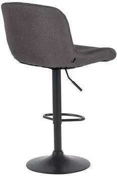 CLP Solon Barhocker Stoff, h&ouml;henverstellbar, drehbar, dunkelgrau (326108)