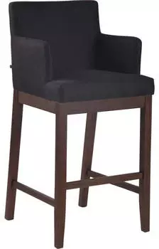 CLP Laredo Barhocker Stoff mit Armlehnen, schwarz/antik (312629)