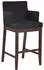 CLP Laredo Barhocker Stoff mit Armlehnen, schwarz/antik (312629)