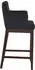 CLP Laredo Barhocker Stoff mit Armlehnen, schwarz/antik (312629)