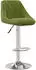 vidaXL Barhocker 2 Stk. höhenverstellbar, drehbar, Hellgrün, Samt (335307)