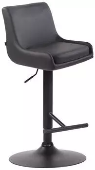 CLP Barhocker Club Kunstleder, grau/schwarz (318184)