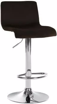 CLP Hover Barhocker Samtbezug h&ouml;henverstellbar drehbar, braun (327037)