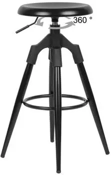 Finebuy Barhocker Metall h&ouml;henverstellbar 72-80cm (SuVa18981_1)