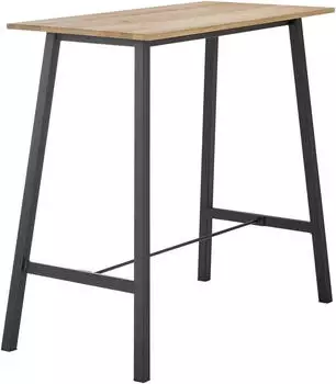 Stolkom Kent Bartisch Eiche massiv ge&ouml;lt, Gestell schwarz 120x104x60cm