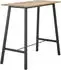 Stolkom Kent Bartisch Eiche massiv geölt, Gestell schwarz 120x104x60cm