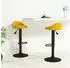 vidaXL Barhocker 2 Stk. Samt Gelb (333608)