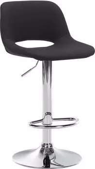 CLP Barhocker Camden Stoff chrom hellgrau (324147)