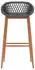 vidaXL Barhocker 4er-Set Grau (248166)