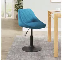 vidaXL Barhocker Blau Samt