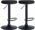 CLP Ponte Barhocker 2er Set, Samt, Metall