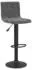 vidaXL Barhocker 2 Stk. Dunkelgrau Samt (333732)
