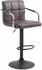 CLP Barhocker Lucy V2 mit Lehne, höhenverstellbar, Braun/Schwarz (315647)