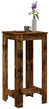 vidaXL Bartisch R&auml;uchereiche 51x50x103,5cm Holzwerkstoff (854404)